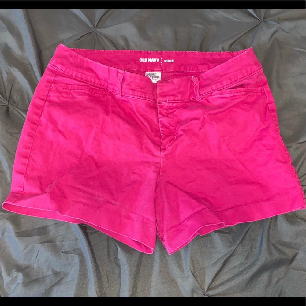 Pink shorts